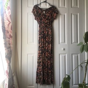 H&M Paisley Maxi Dress with Double Slits